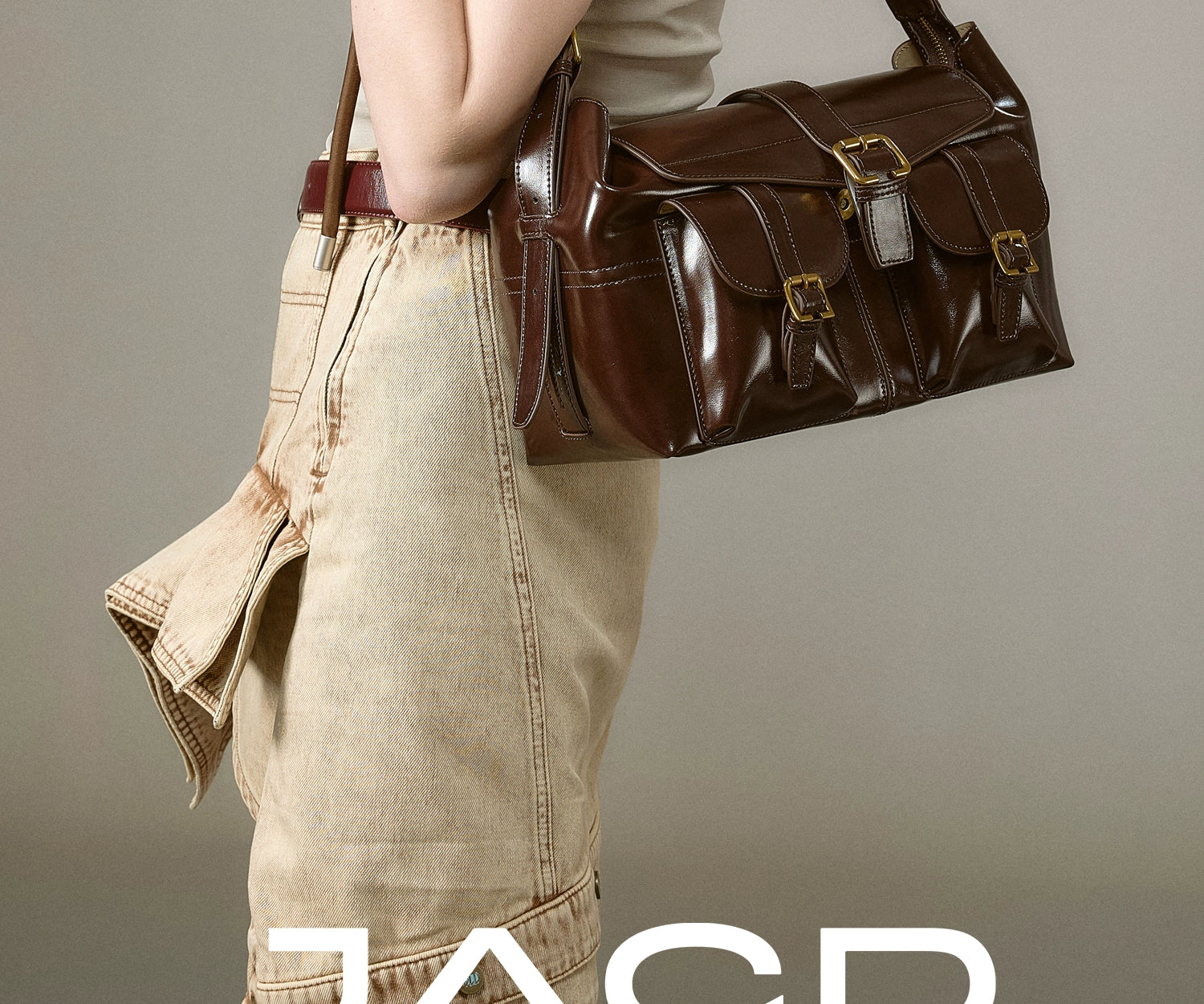 JACD Premium Light Luxury Niche Shoulder Messenger Bag