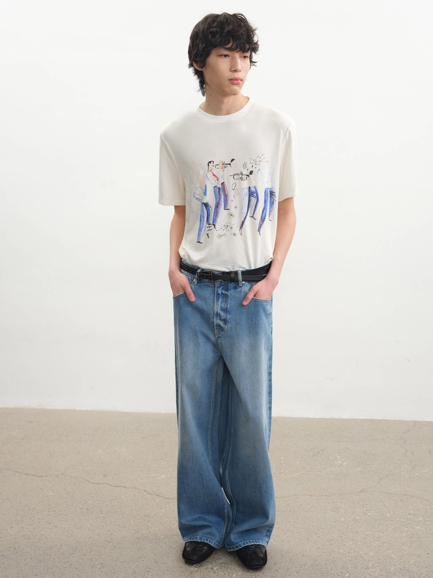 JCAESAR Movement Print Casual Tee