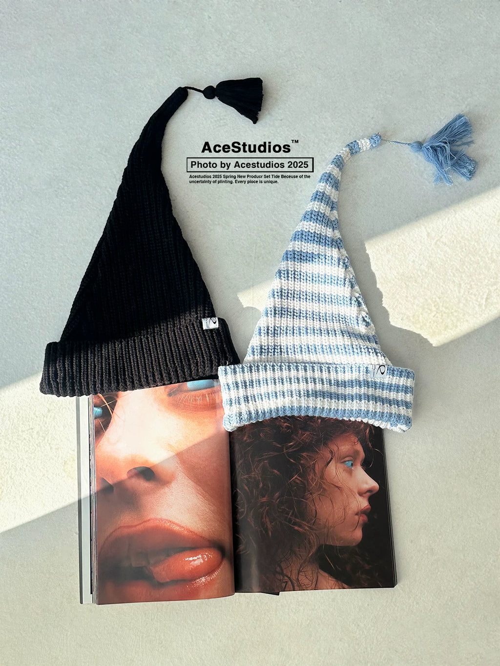 AceStudios Fun Side Label Wool Knitted Cap