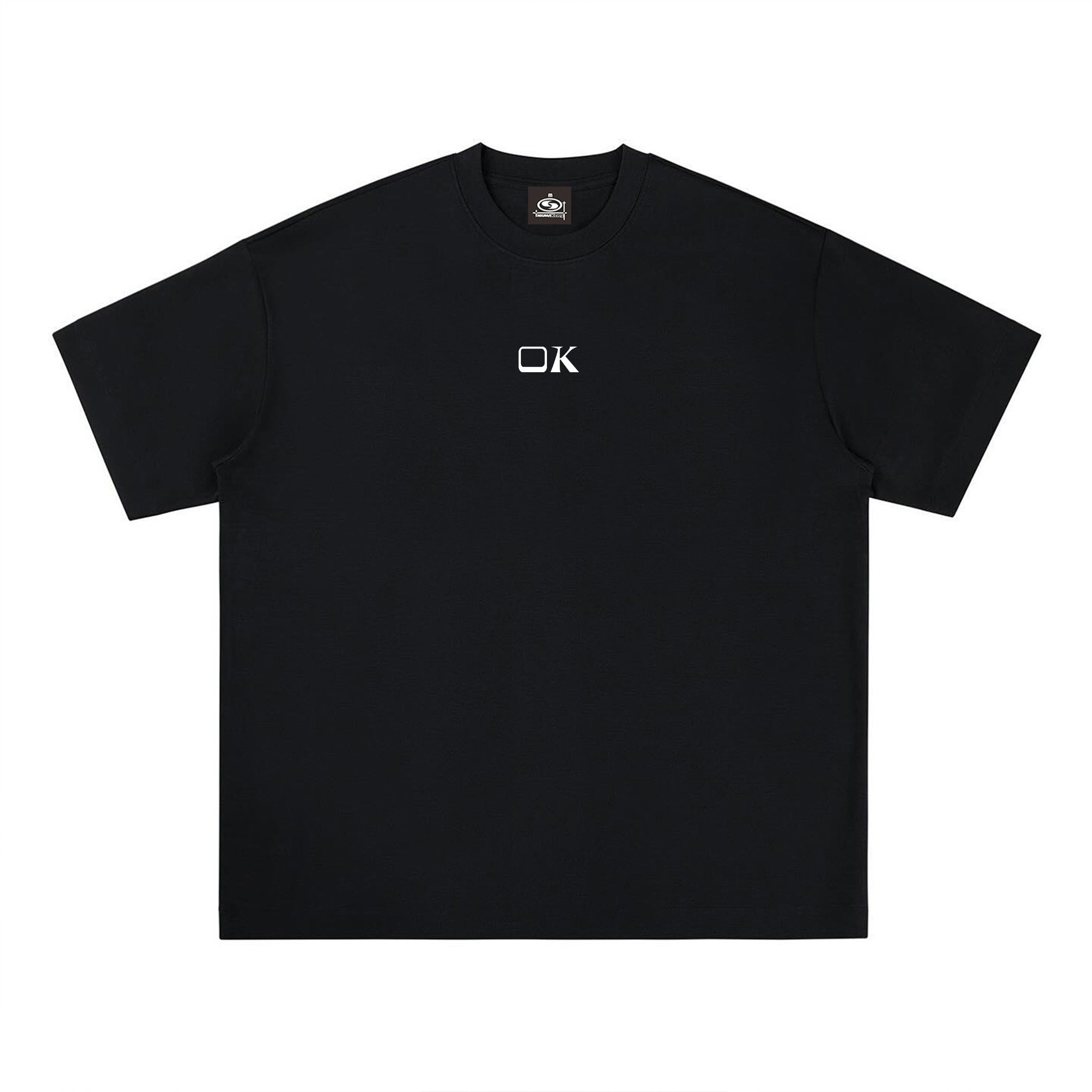 The 76th human NMK heavy 260g ok slogan 100% Cotton Tee
