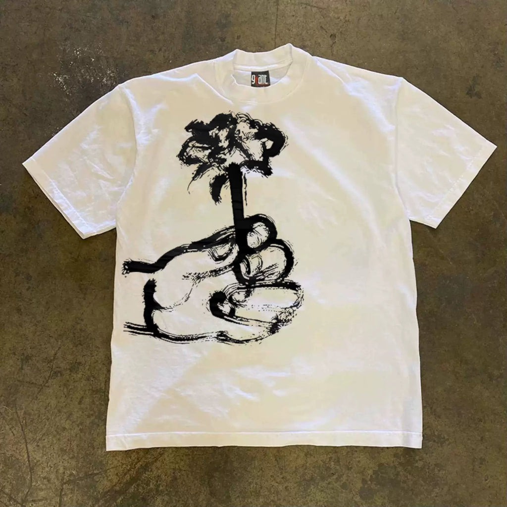 UPUPXIA Niche Loose Versatile Tee