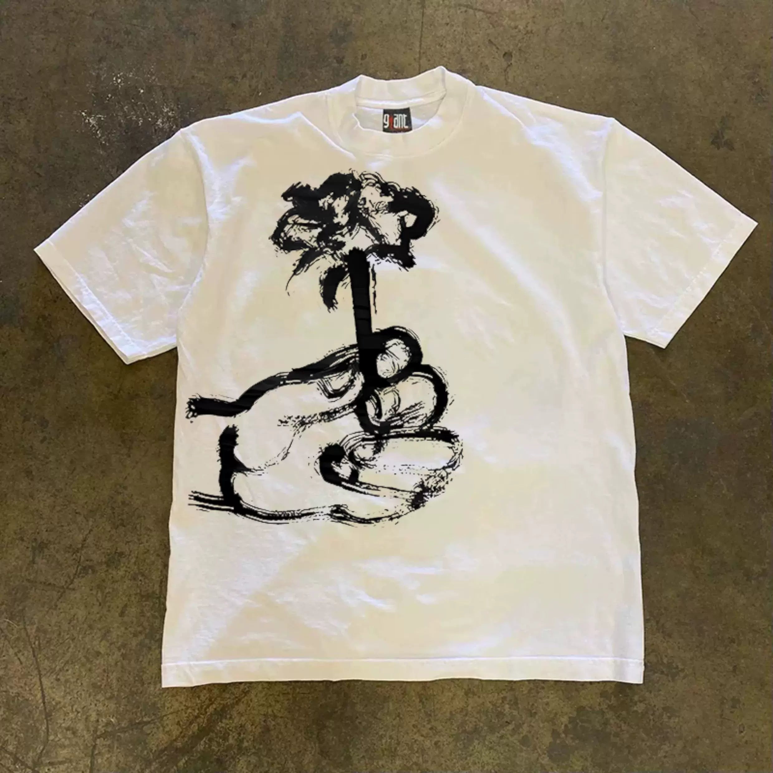 UPUPXIA Niche Loose Versatile Tee
