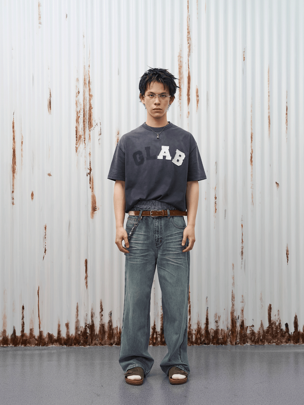 GOODLIVABLE Retro Micro Loose Versatile Casual Tee