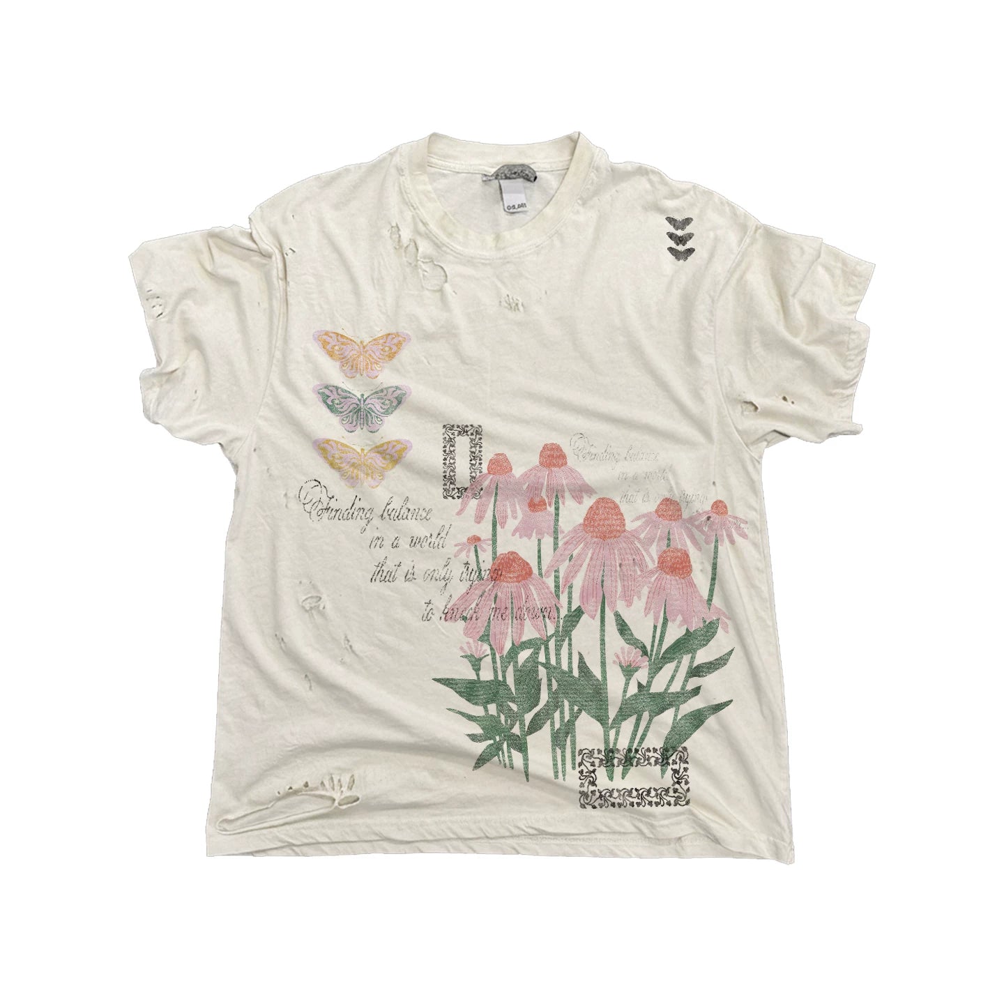 SHIBU Dark Old Crew Neck Tee