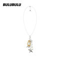 BULUBULU Flocking Bear Star Chain