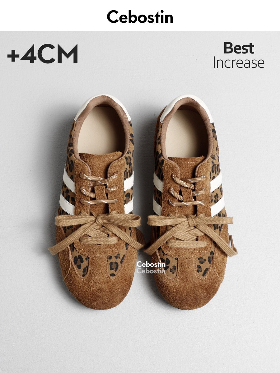 Cebostin Vintage Splicing Inner Heightening Sneakers