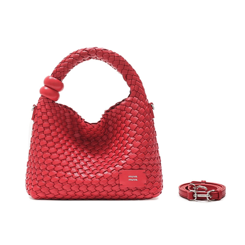 MUVA Woven Holiday Bead Small Bag