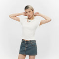 AIRHOOD Crew Neck Slim Shoulder Tee