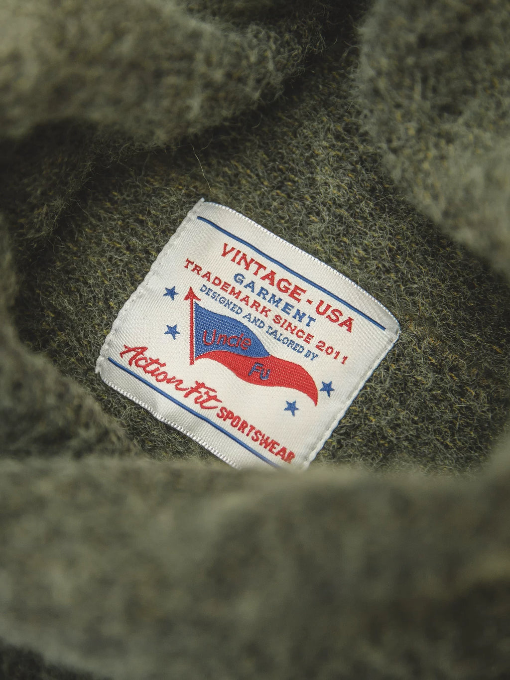 Madden Retro Thickened Knitted Mohair High Neck Sweater