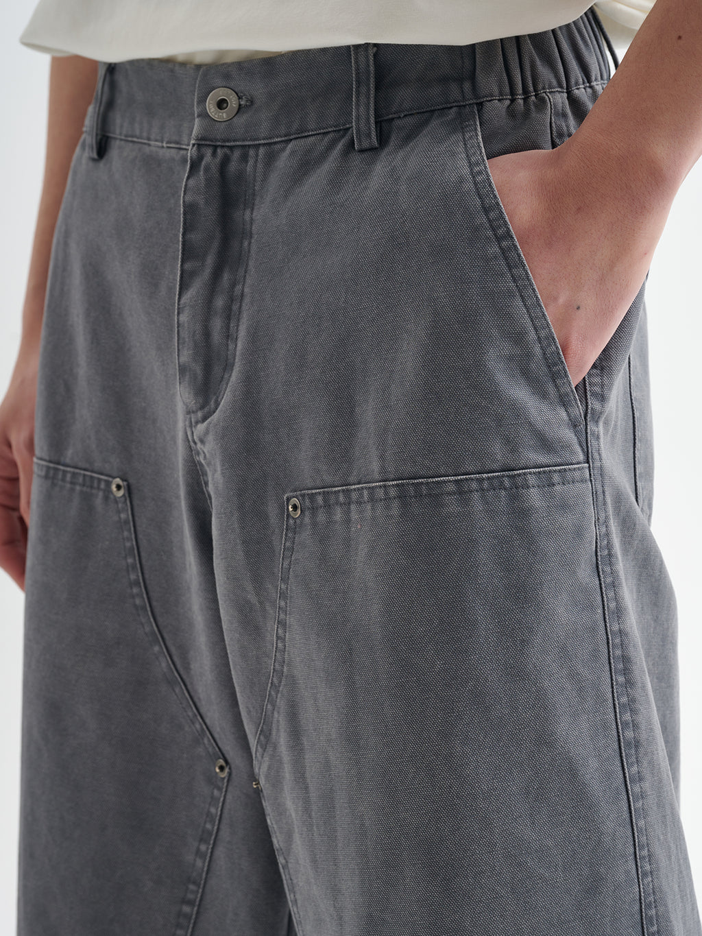 BUTTBILL 25SS Urban Safari Vintage Commuter Japanese Leaven Wash Logging Tooling Capris Shorts