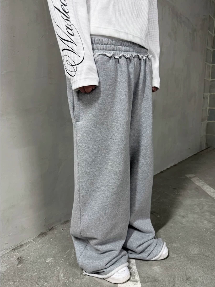 FTS Versatile Rough Edge Casual Sweatpants