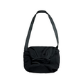 JCAESAR Leather Drawstring Messenger Bag