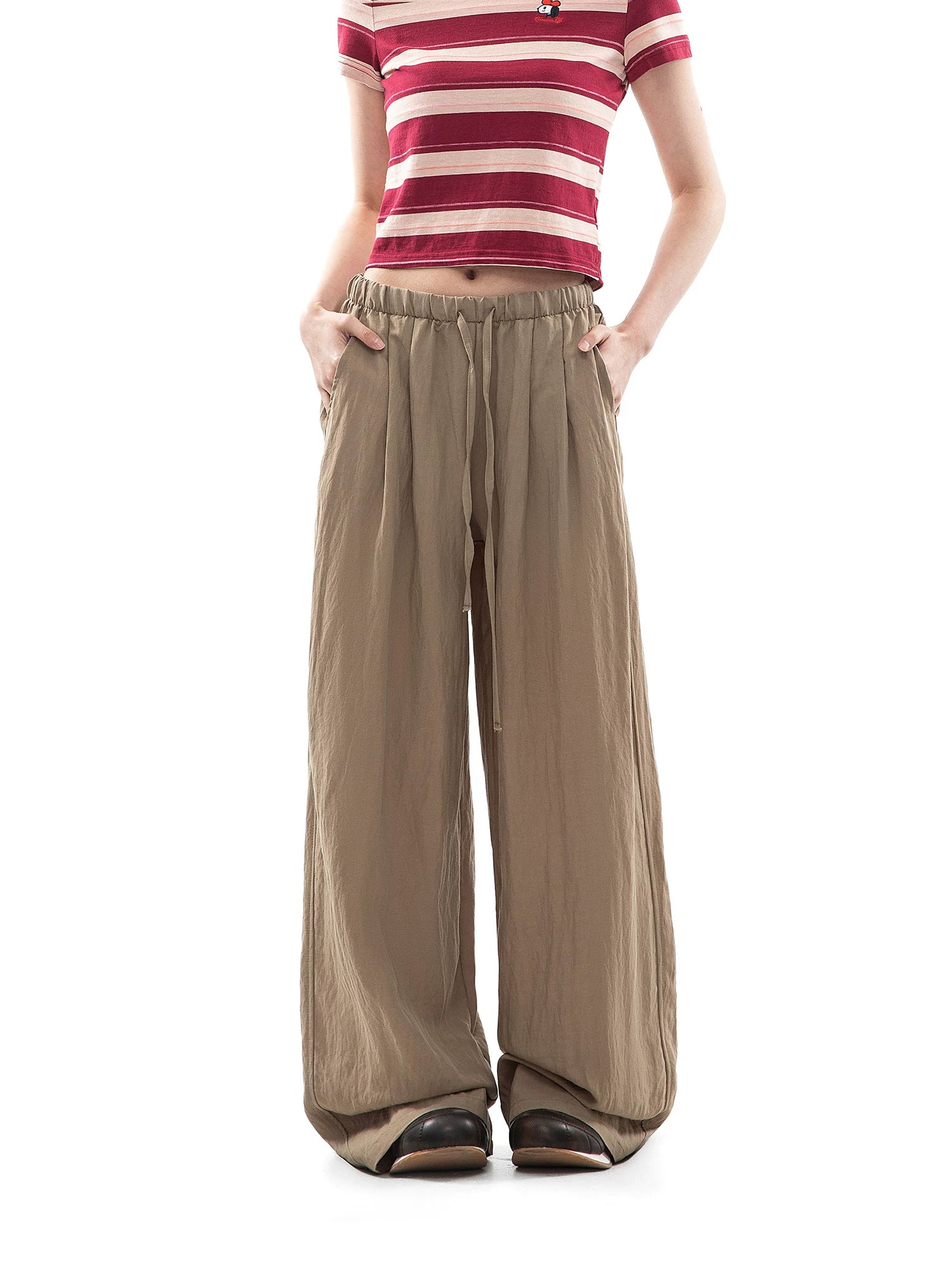 CHANT2nd Wide Leg Loose Pendant Casual Pants