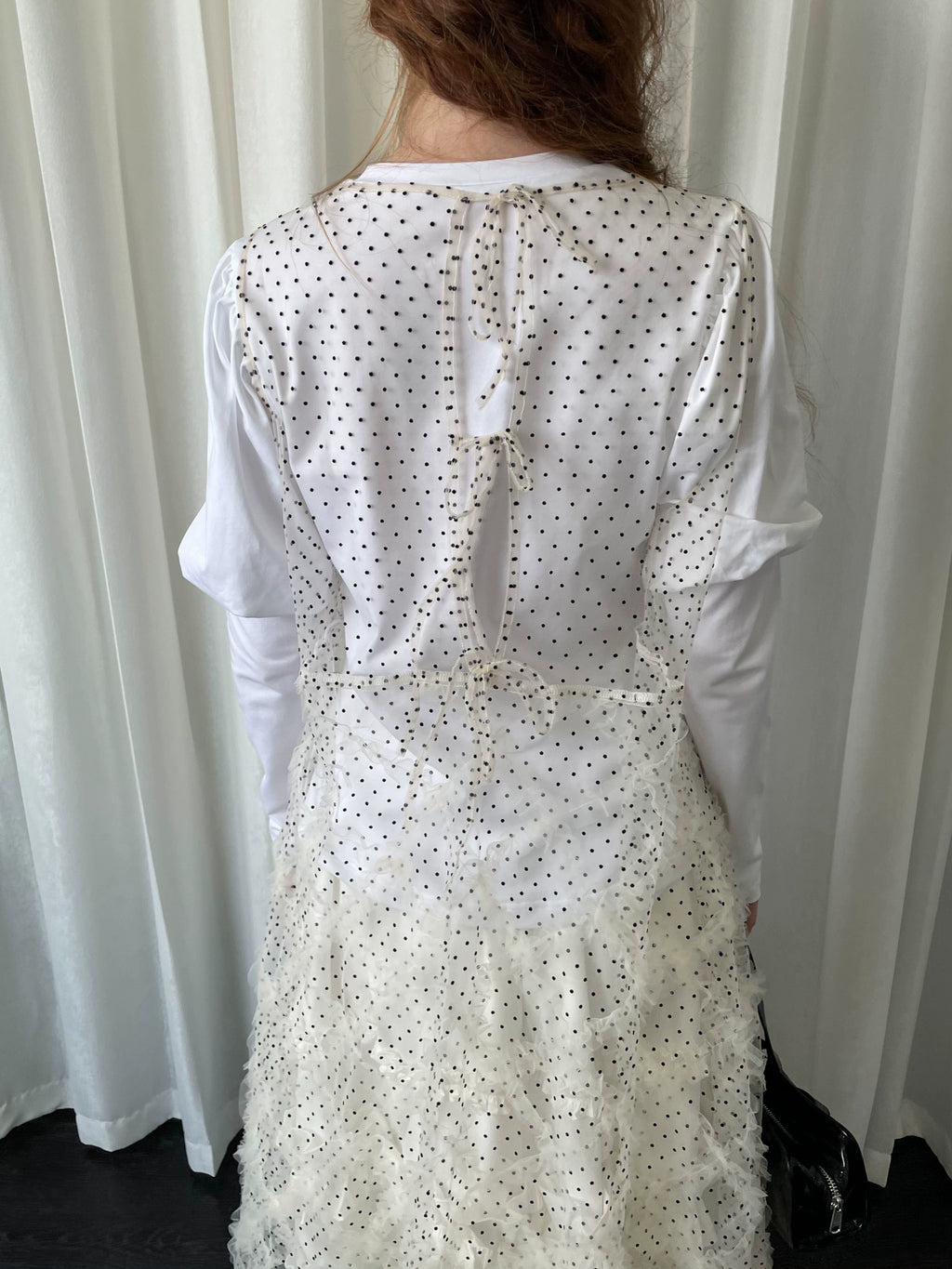 Loosesmell Multi-Layer Lace Mesh Stacked Tank Skirt