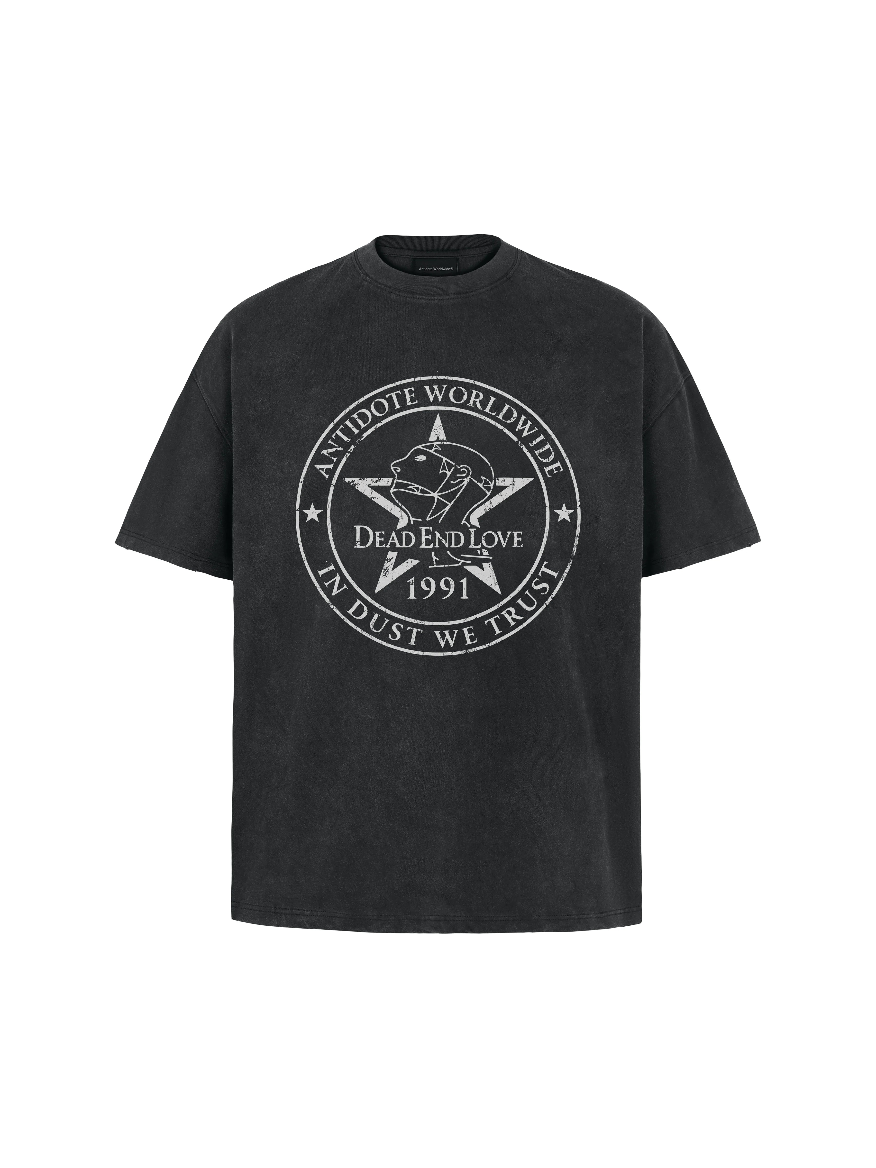 ANTIDOTE Head Symbol Wear Print Casual Tee