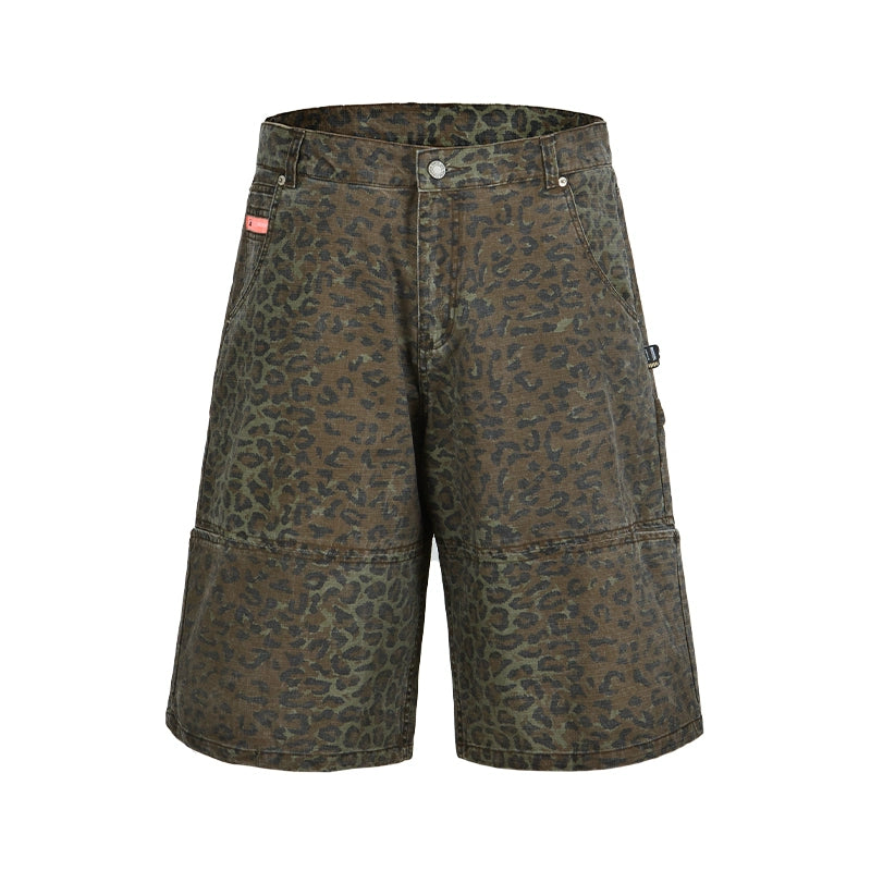 Remedy Camouflage Wide Leg Casual Tooling Shorts