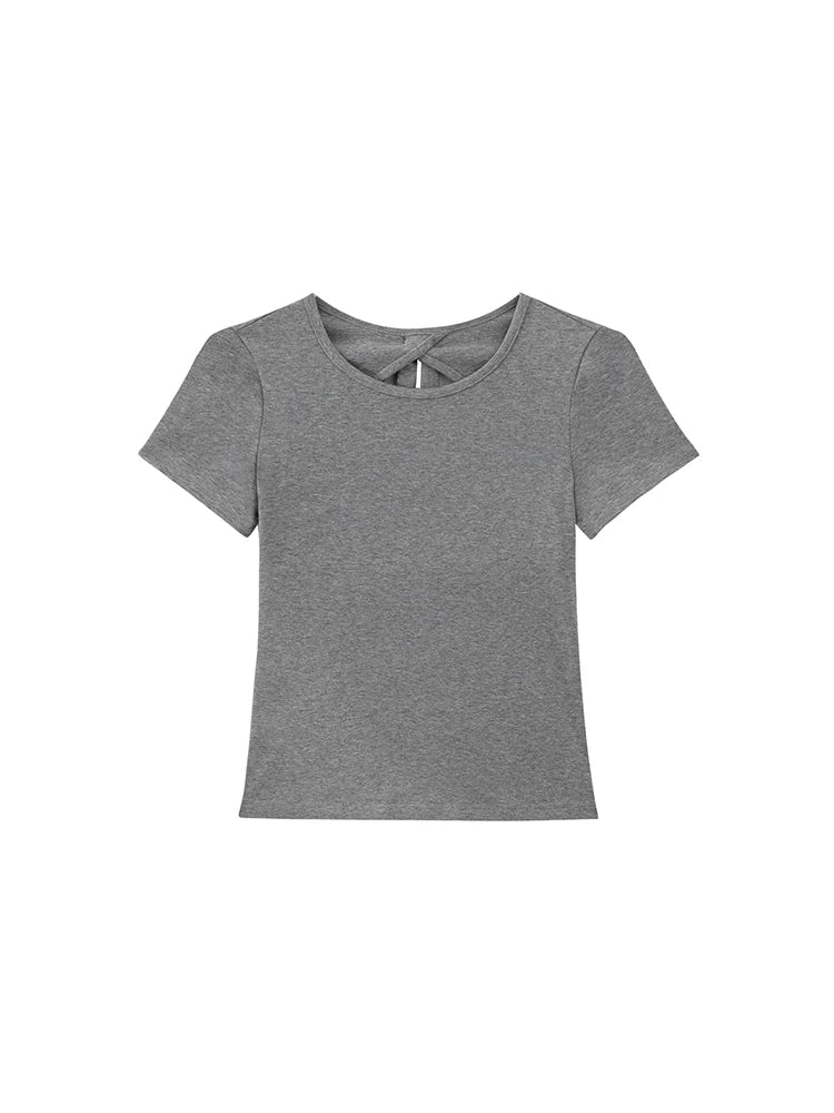 KANO Bow Back Hollow Tee