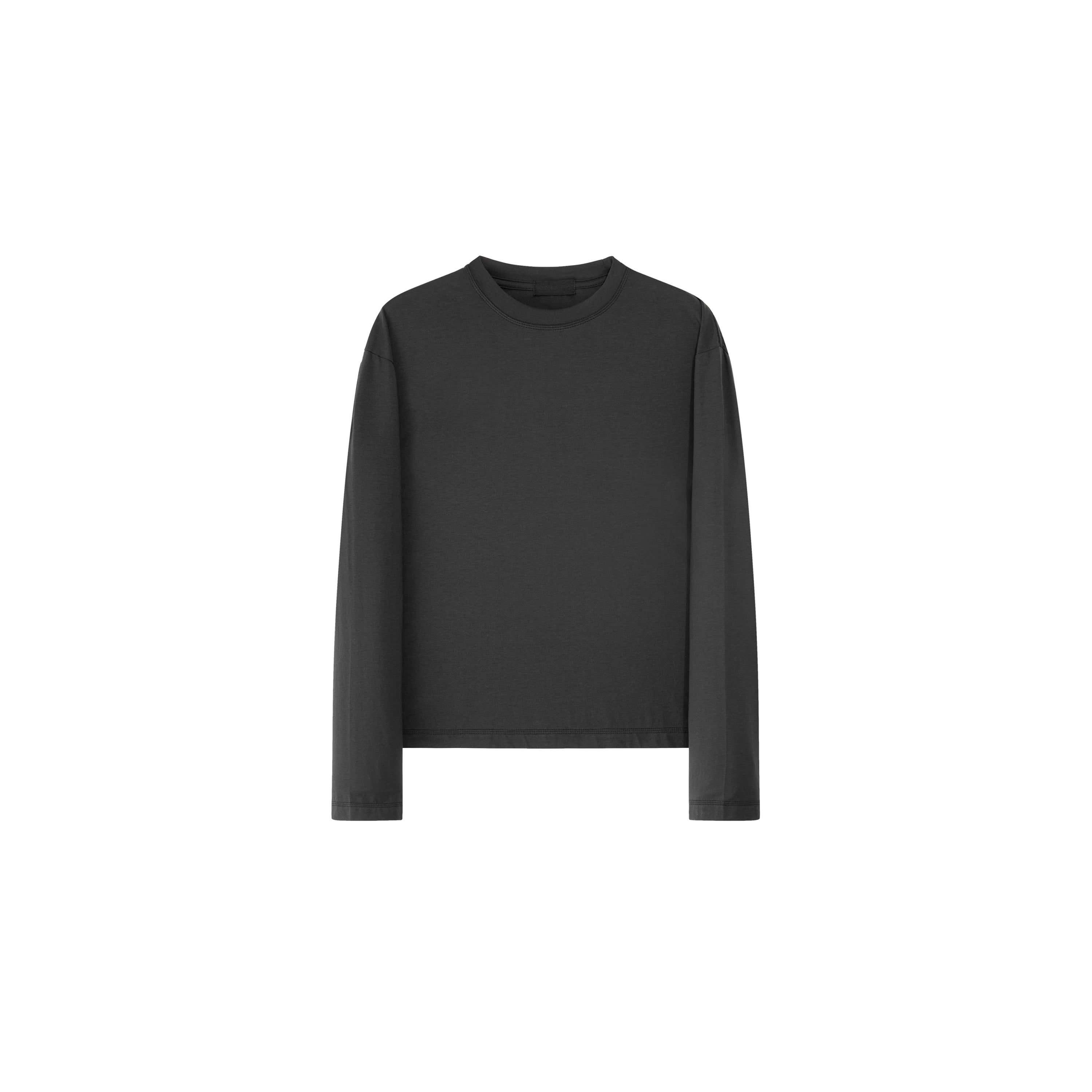PLUS NO LOGO Simple Casual Versatile Soft Long Sleeve