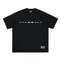 (NMK) Morse Code Cotton Loose Heavy Short Tee