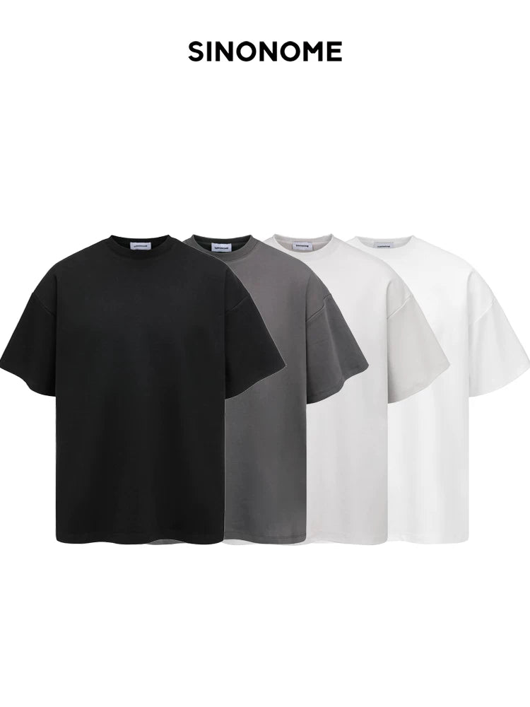 SINONOME Crew Neck Shape Cool Tee