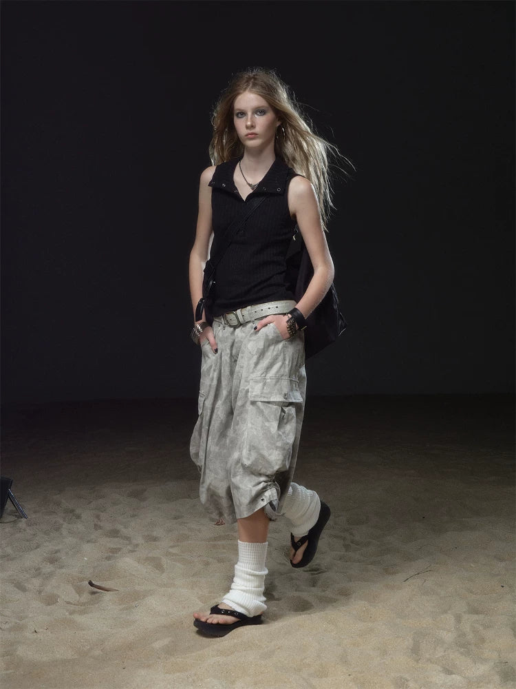 WearAndtear Turtleneck Knitted Sleeveless Vest