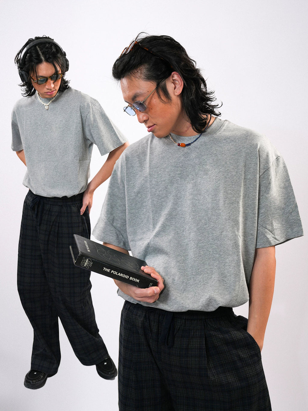 O3PARK Micro Loose Versatile Crew Neck Casual Tee