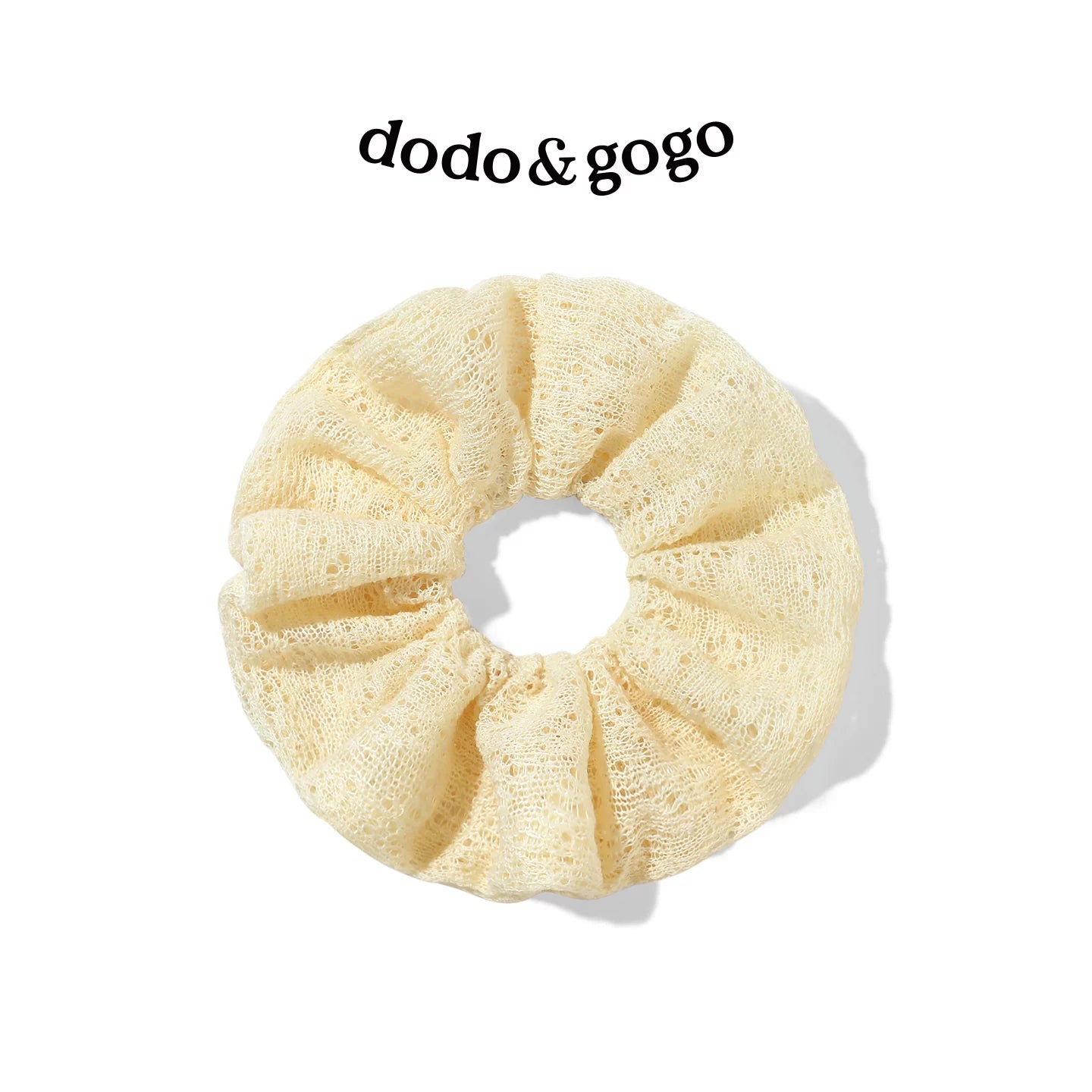 DODOGOGO Sweet Knitted Hollowed-out Large Intestine Hair Band