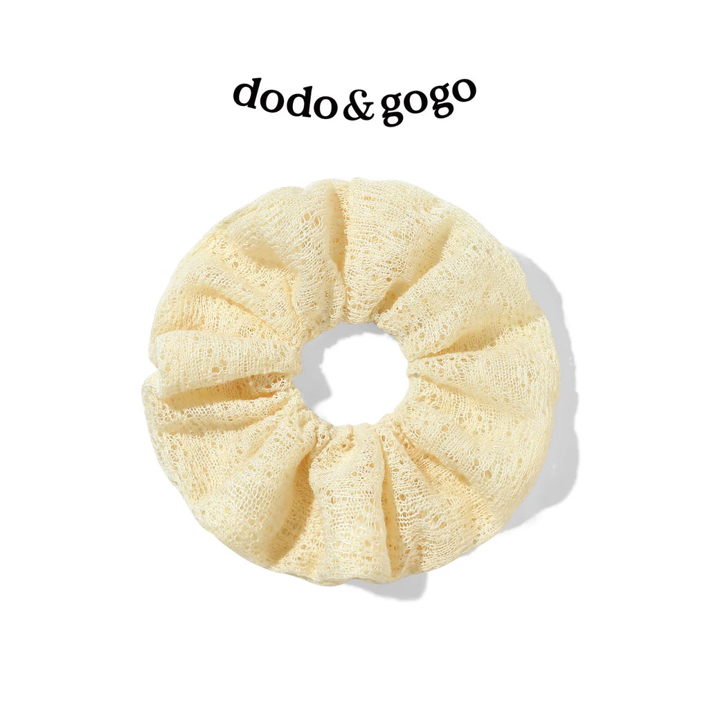 DODOGOGO Sweet Knitted Hollowed-out Large Intestine Hair Band