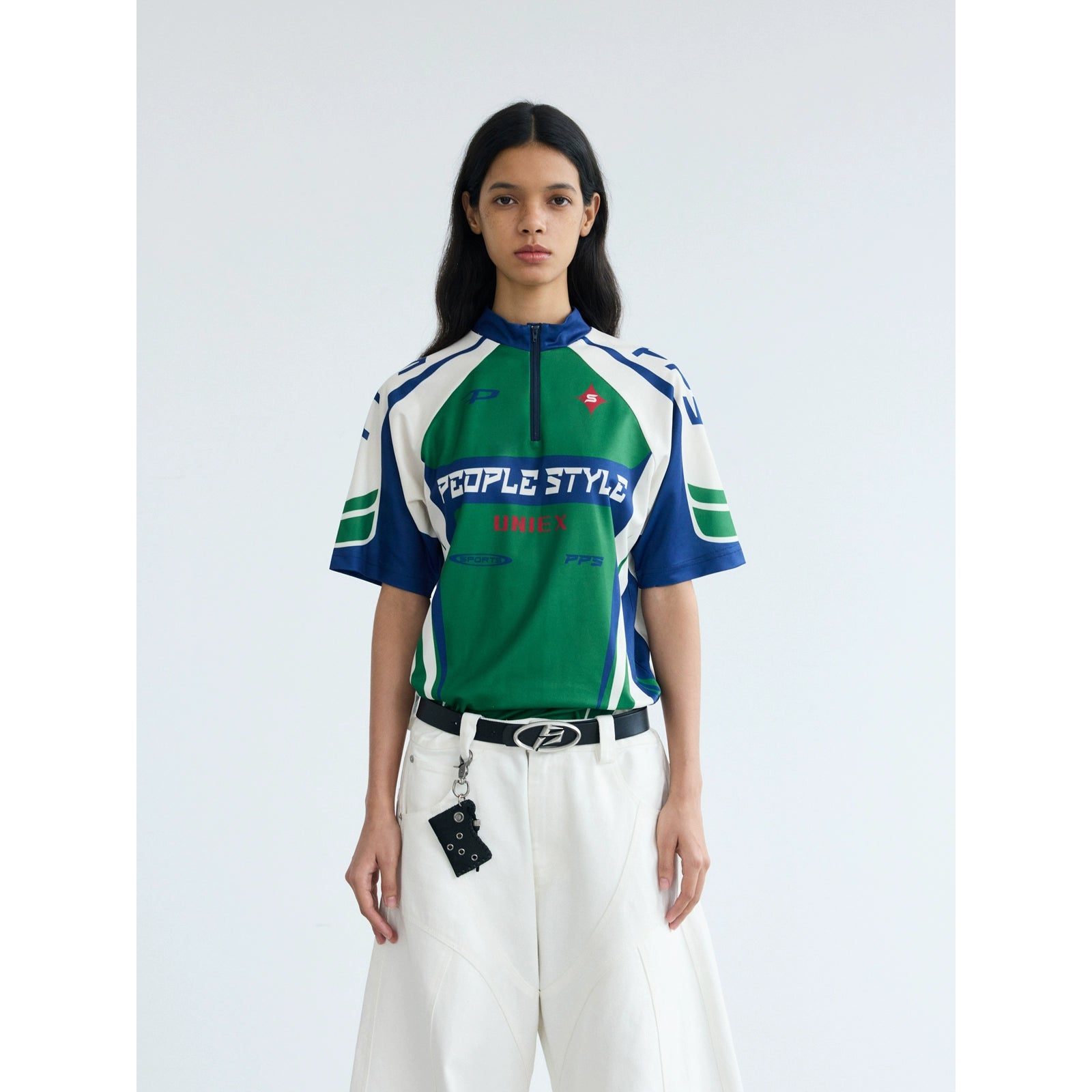 PEOPLESTYLE Cycling Suit Element Contrasting Color Tee