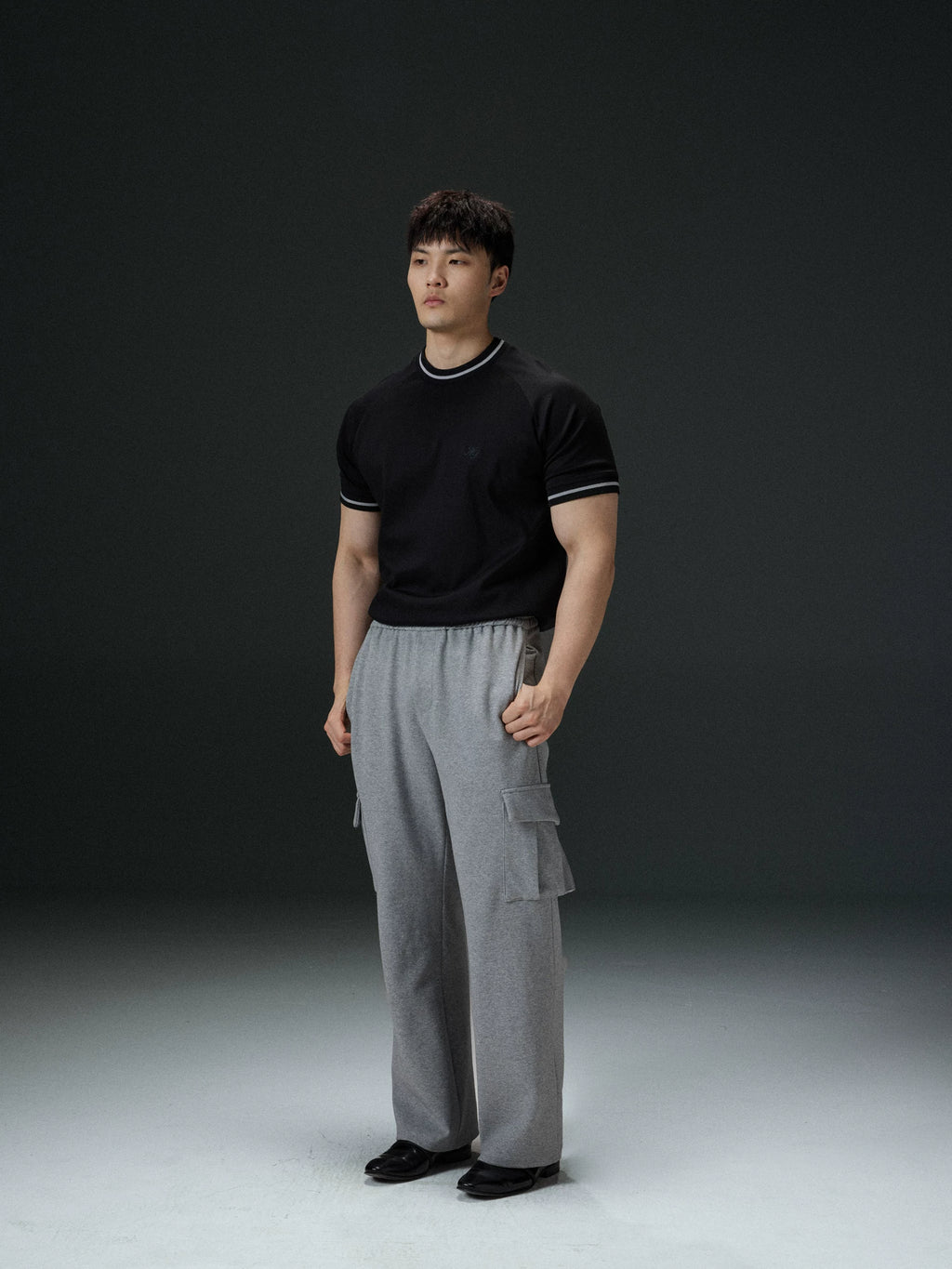 AFTERGLOW Splicing Casual Versatile TEE