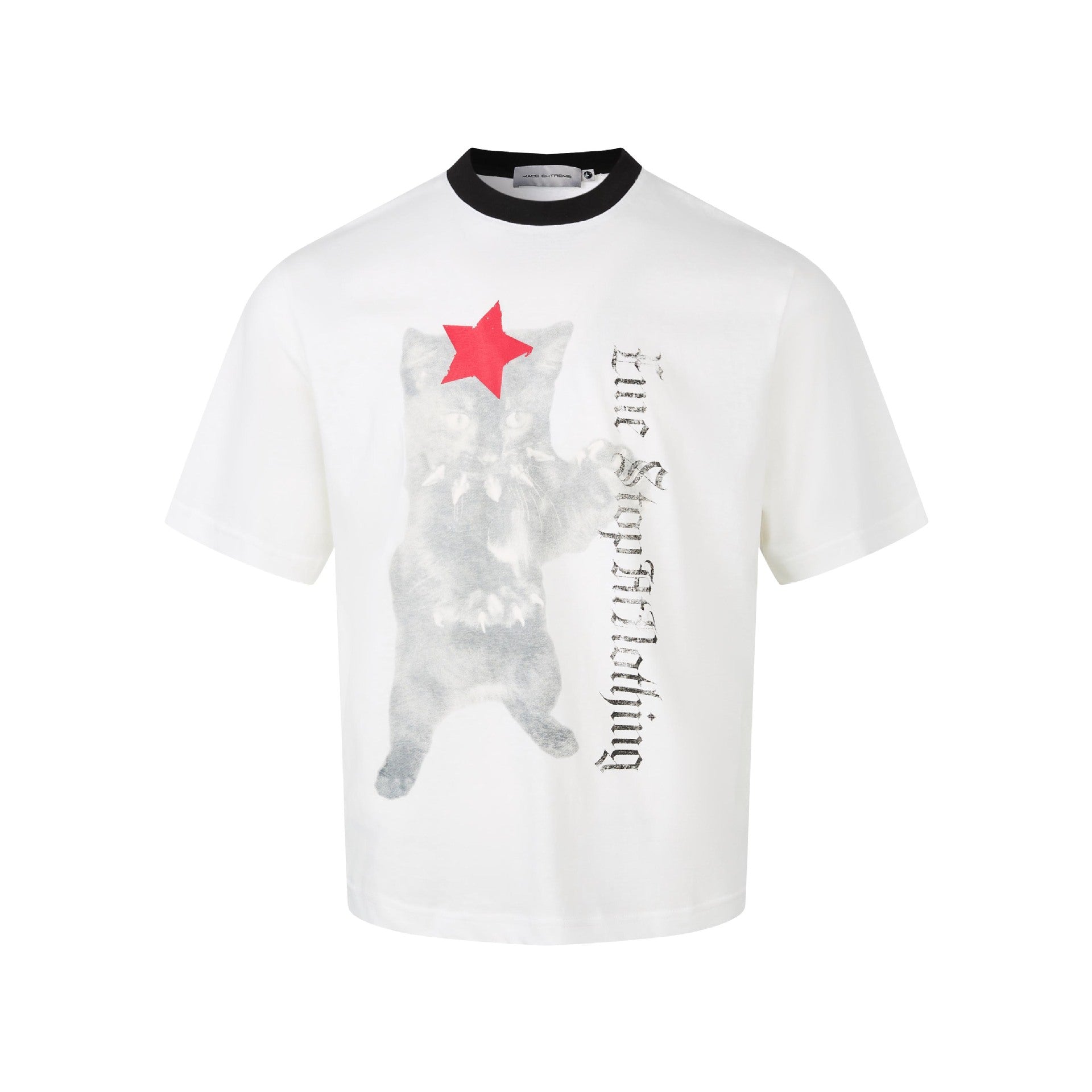 MADEEXTREME Vintage Street Print Kitten Doing Old Tee