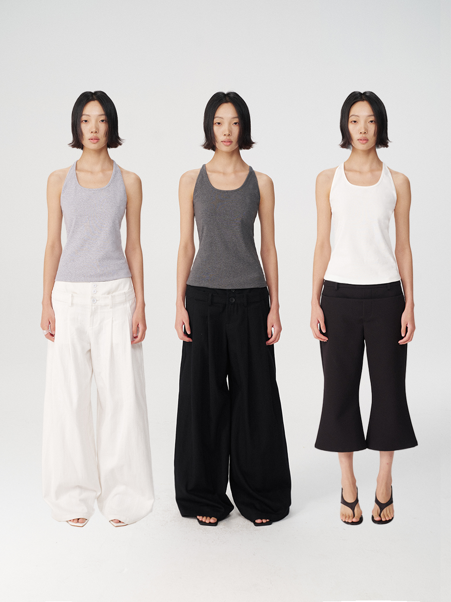 JCAESARU Collar Breathable Sling Vest