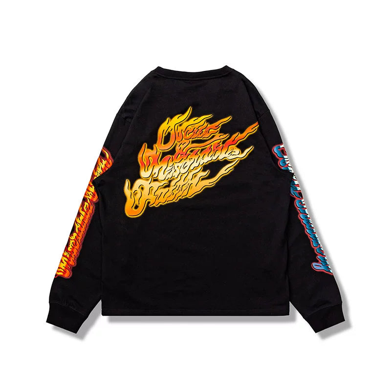 OSCILL Industrial X Pain Band Long Sleeve Tee