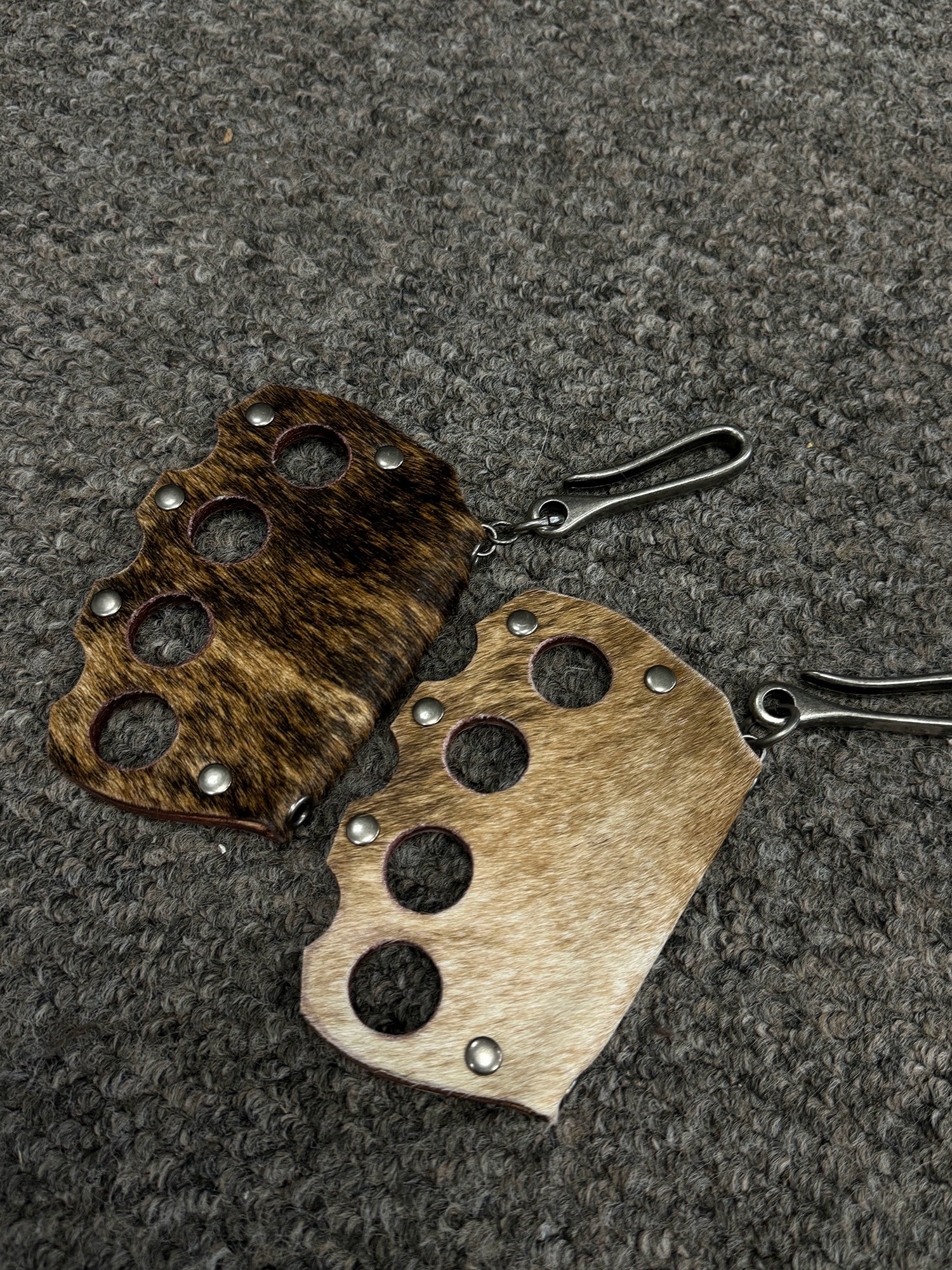 NOT UGLY First Layer Cowhide Hand Embroidered Keychain