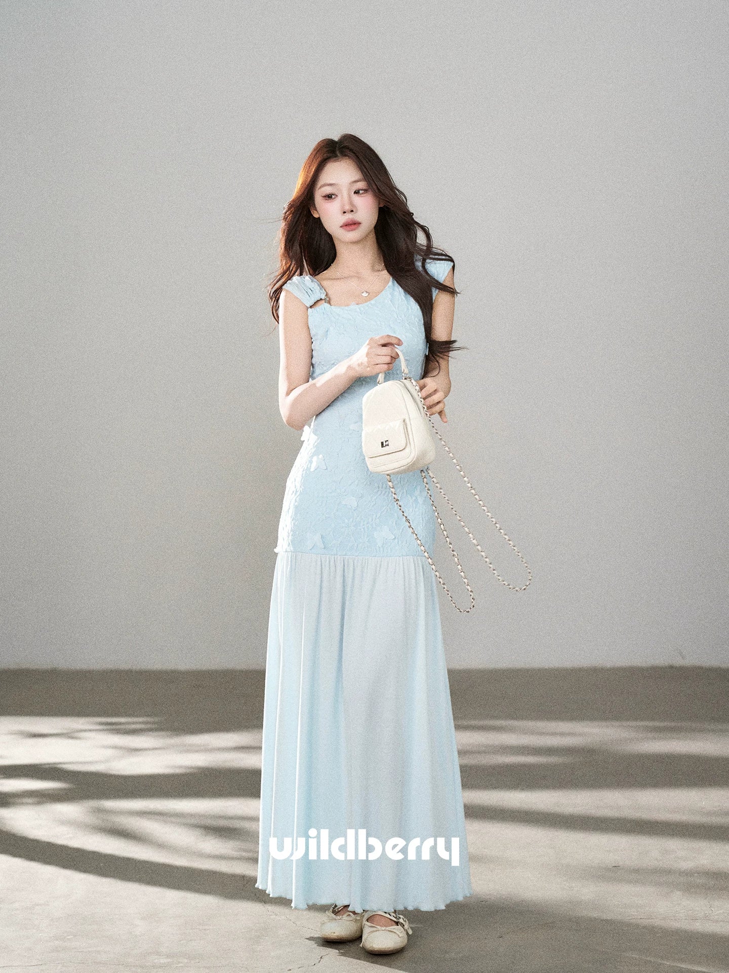 Wildberry Knitted Lace Dress