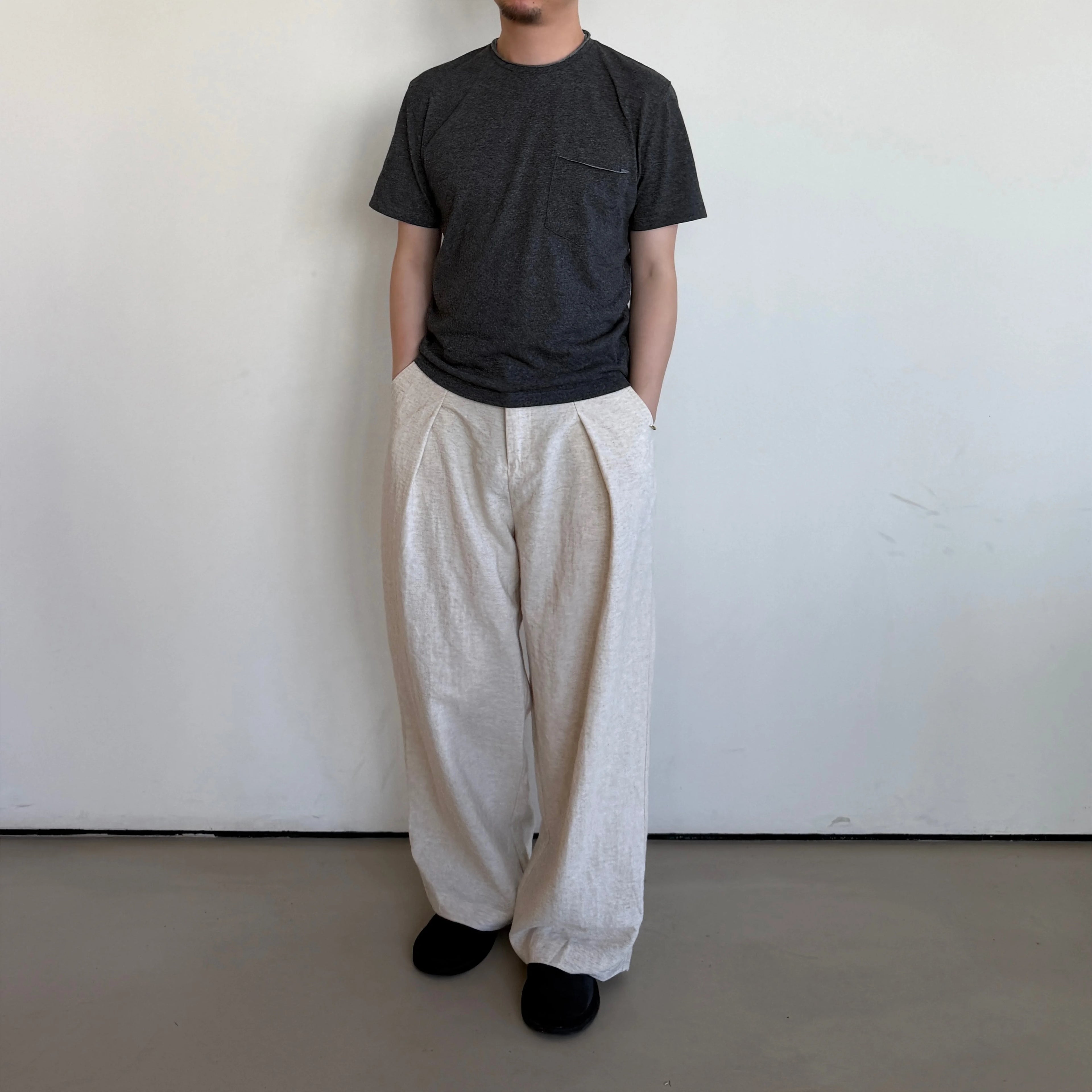 Anniehall Breathable Loose Hemming Tee