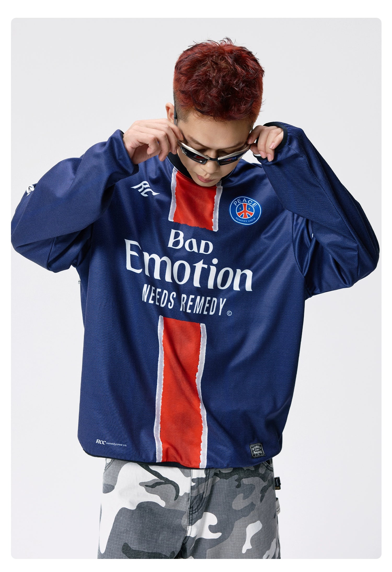 Remedy Vintage Sport Style Loose Long Sleeves