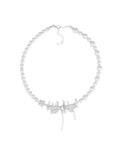 NO SOLUTION Dragonfly Baroque Pearl Necklace