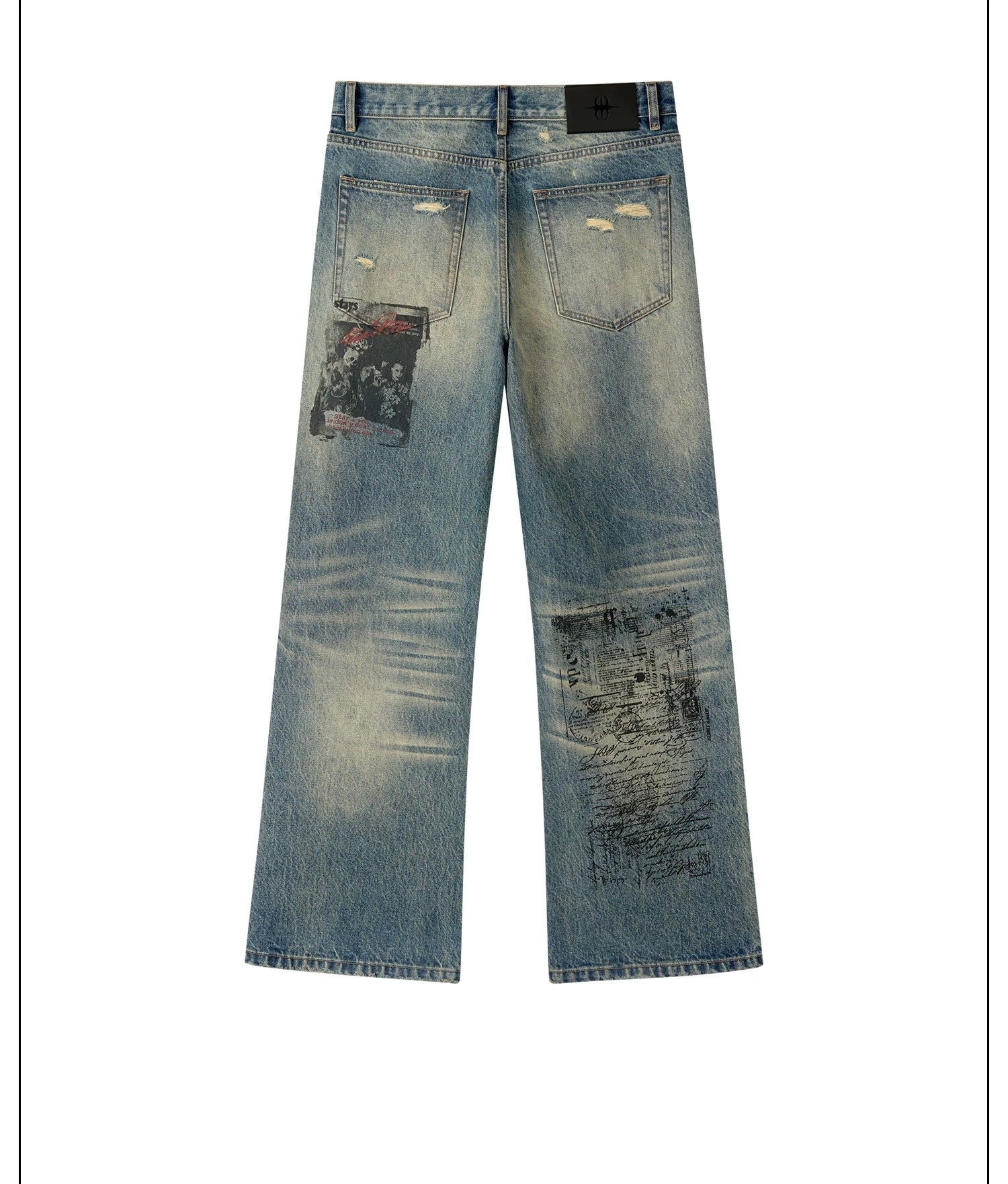 SGW Ripped Loose Straight Jeans