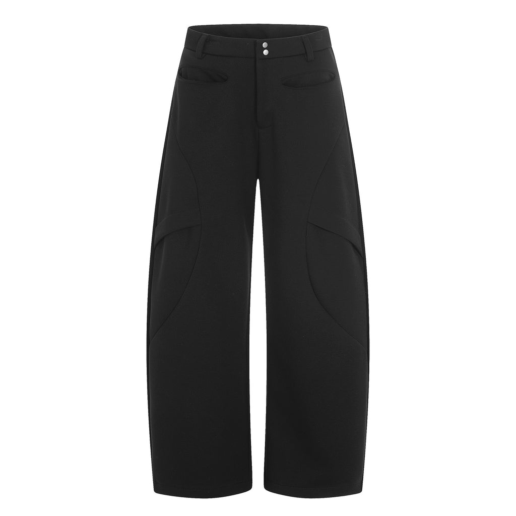 11KN retro wide-leg casual pants