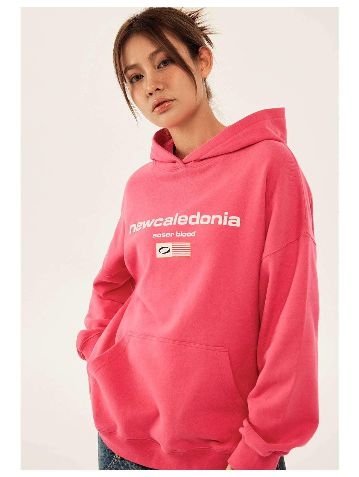 SOSER Vintage Versatile Fleece Hooded Sweater