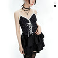 Imone Polka Dot Strap Lace Vest