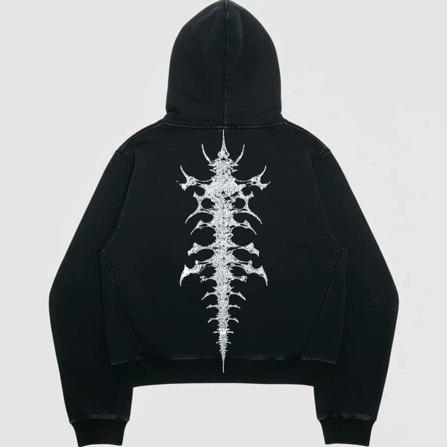 MELANIN Vintage Personality Hooded Sweater