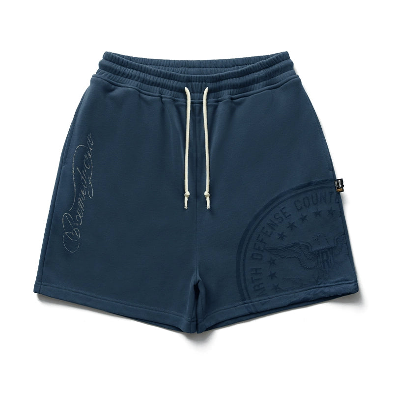 Remedy Guochao Seal Heavy Five-point Sweatpants