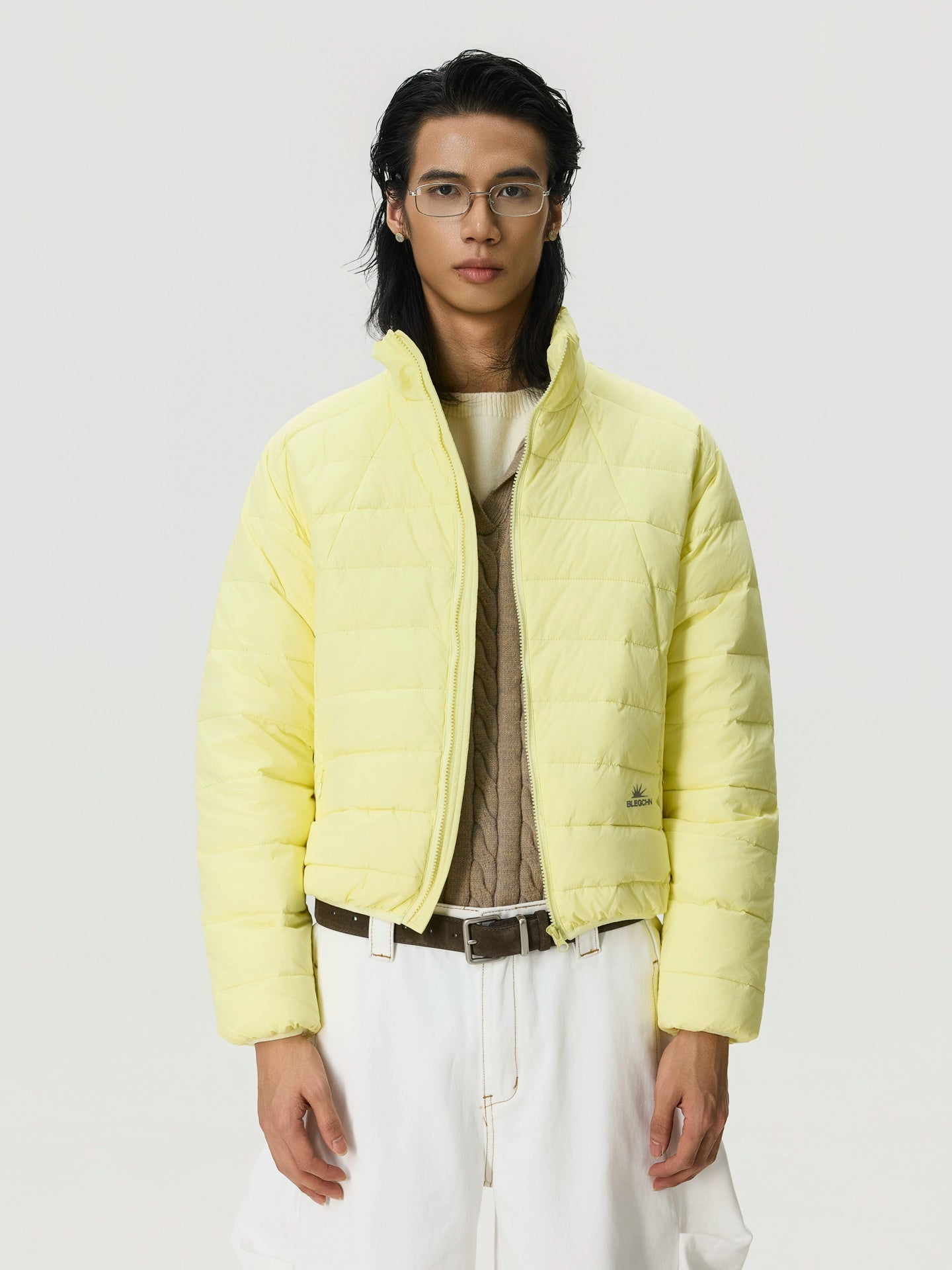 BTSG Retro Stand-up Collar Down Jacket