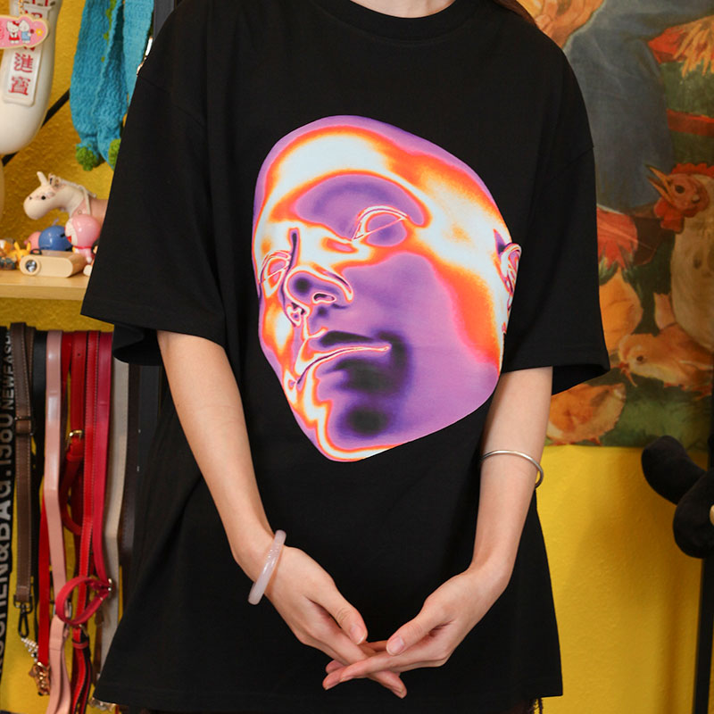 Wang Youbing Studio! DISTORTION 260g 100% Cotton Tee