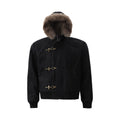 ZOZOFOREST Heavy Detachable Fur Collar Plush Seat Mountain Carving Jacket