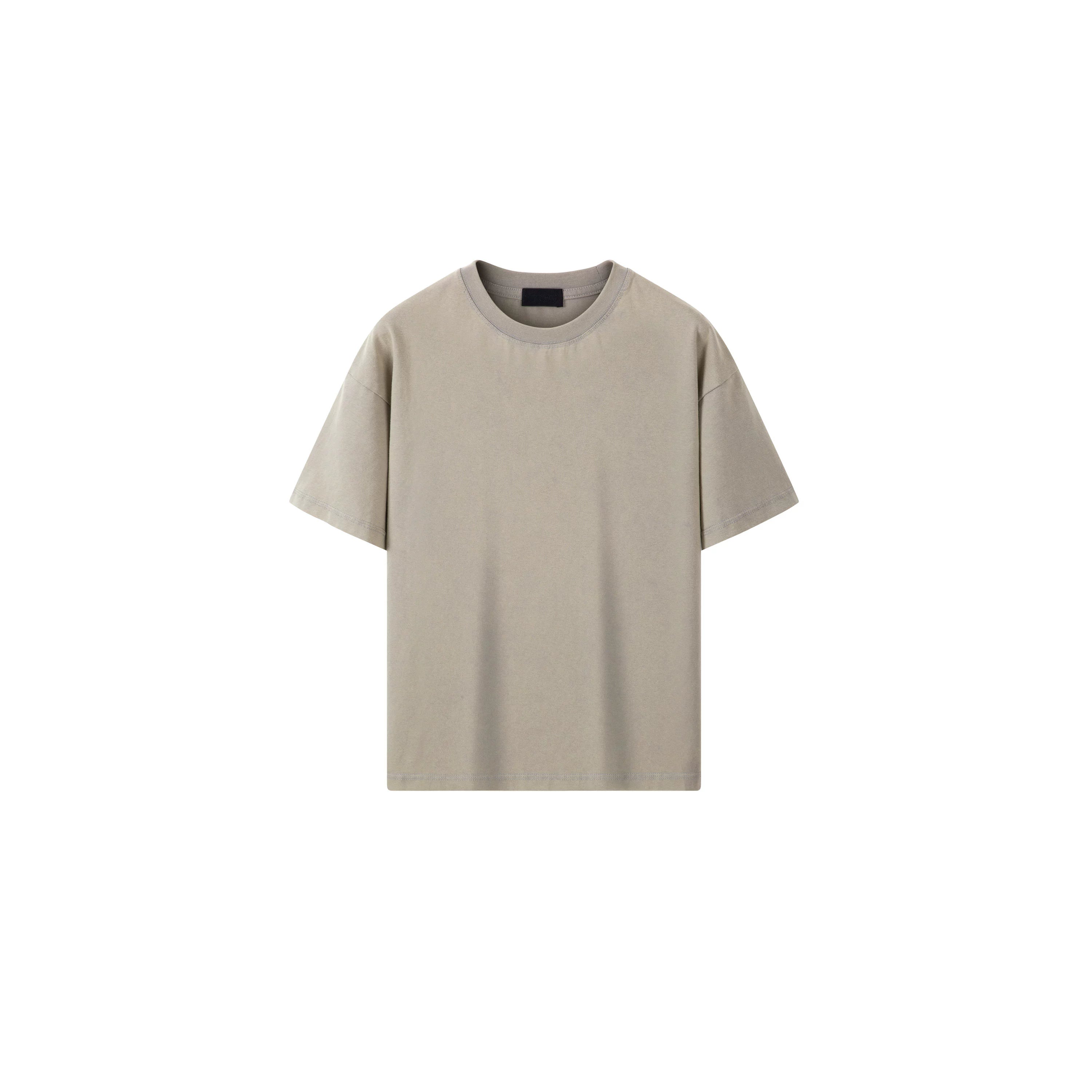 PLUS NO LOGO Washed and Old Casual Loose Tee