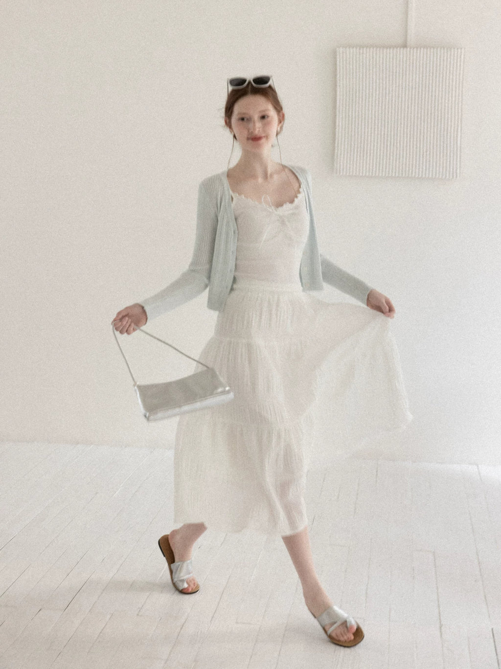 Cantonstory Simple High Waist Casual Skirt