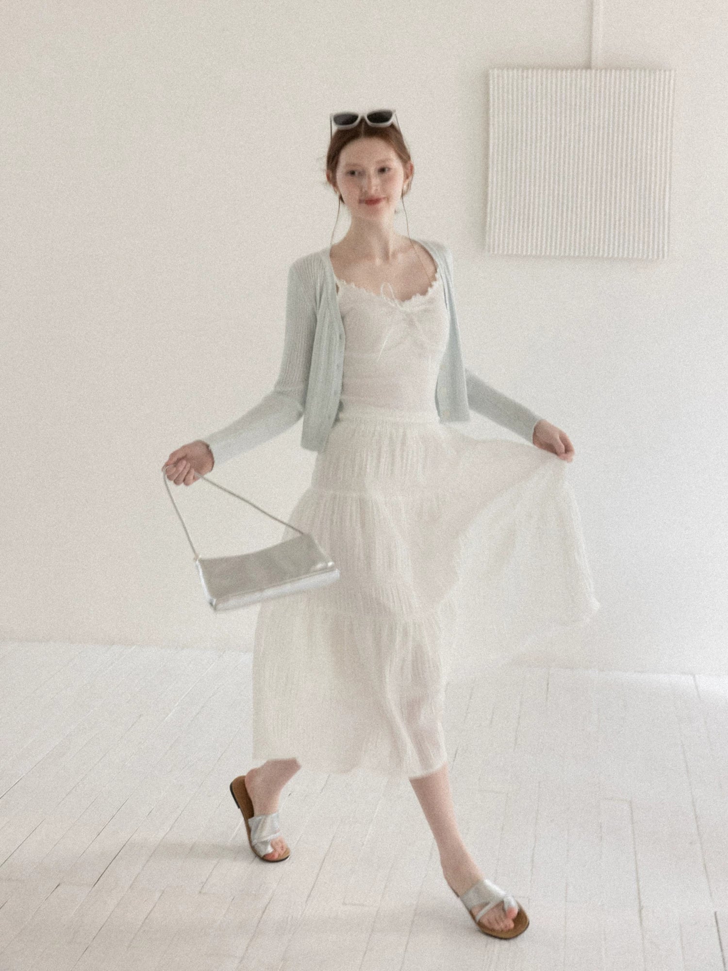 Cantonstory Simple High Waist Casual Skirt